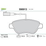 VALEO Bremsbeläge 598913 VALEO Bremsbeläge 598913