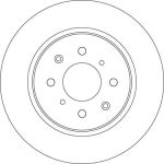 86 482 036 Bremsscheibe HA DF6318 86 482 036 Bremsscheibe HA DF6318