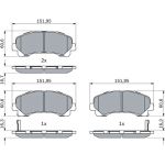 Bremsbelag 0 986 424 916 Bremsbelag 0 986 424 916