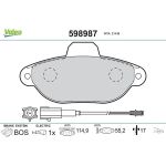 VALEO Bremsbeläge 598987 VALEO Bremsbeläge 598987