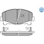 MEYLE Bremsbelagsatz Honda Accord 252476616 MEYLE Bremsbelagsatz Honda Accord 252476616