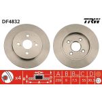 Bremsscheibe Toyota T. Yaris DF4832 Bremsscheibe Toyota T. Yaris DF4832