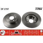 Bremsscheibe Db P. Vito 108-110D/113-114 96-03 DF2797 Bremsscheibe Db P. Vito 108-110D/113-114 96-03 DF2797