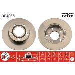 TRW Bremsscheibe DF4038 TRW Bremsscheibe DF4038