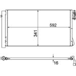 MAHLE Kondensator, Klimaanlage AC 414 000P MAHLE Kondensator, Klimaanlage AC 414 000P