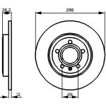 Bremsscheibe 0 986 479 252 Bremsscheibe 0 986 479 252