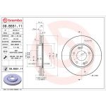Bremsscheibe VA 09.B551.11 Bremsscheibe VA 09.B551.11