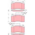 Bremsklötze HA GDB1603 Bremsklötze HA GDB1603