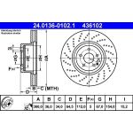 Bremsscheibe Db P. W211/W221/C216/R230 02-13 24.0136-0102.1 Bremsscheibe Db P. W211/W221/C216/R230 02-13 24.0136-0102.1