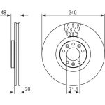 Bremsscheibe 0 986 479 092 Bremsscheibe 0 986 479 092