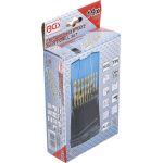 BGS Spiralbohrer-Satz HSS titan-nitriert 1 - 10 mm 19-tlg 2013 BGS Spiralbohrer-Satz HSS titan-nitriert 1 - 10 mm 19-tlg 2013