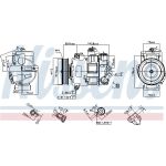 Nissens Klimakompressor PKW 890633 Nissens Klimakompressor PKW 890633