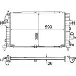 Kühler, Motorkühlung CR 1687 000S