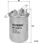FILTRON Kraftstofffilter PP 839/6 FILTRON Kraftstofffilter PP 839/6