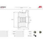 AFP0022 AS-PL Lichtmaschinenfreilauf AFP0022 AFP0022 AS-PL Lichtmaschinenfreilauf AFP0022