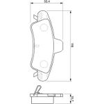 Bosch Bremsbelagsatz 0 986 424 744 Bosch Bremsbelagsatz 0 986 424 744