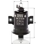 Mann & Hummel Kraftstofffilter PKW WK 614/36 x Mann & Hummel Kraftstofffilter PKW WK 614/36 x