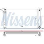 Nissens Wasserkühler PKW 606635 Nissens Wasserkühler PKW 606635