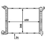 MAHLE Kühler, Motorkühlung CR 532 000P MAHLE Kühler, Motorkühlung CR 532 000P