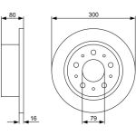 Bremsscheibe HA 0 986 479 317 Bremsscheibe HA 0 986 479 317