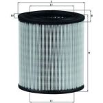 MAHLE Luftfilter LX 715 MAHLE Luftfilter LX 715
