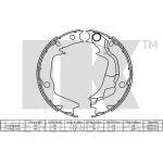 Handbremsbacken Hyundai Getz 05 2734793 Handbremsbacken Hyundai Getz 05 2734793