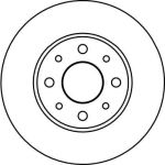 Bremsscheibe Fiat P. Palio DF4037 Bremsscheibe Fiat P. Palio DF4037