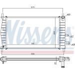Nissens Wasserkühler PKW 62085A Nissens Wasserkühler PKW 62085A