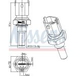Nissens Kühlmitteltemperatursensor 207052 Nissens Kühlmitteltemperatursensor 207052