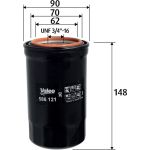 Valeo Ölfilter 586121 Valeo Ölfilter 586121