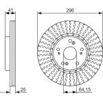 Bremsscheibe 0 986 479 744 Bremsscheibe 0 986 479 744
