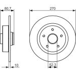 Bosch Bremsscheibe 0 986 479 607 Bosch Bremsscheibe 0 986 479 607