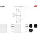 AP9004 AS-PL Riemenscheibe für Lichtmaschine AP9004 AP9004 AS-PL Riemenscheibe für Lichtmaschine AP9004