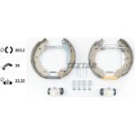 Satz Bremsbacken Renault Kangoo 97 84052800 Satz Bremsbacken Renault Kangoo 97 84052800