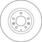 BREMSSCHEIBE MAZDA P. RX 8 2,6 03-12303 X 24 DF4968S BREMSSCHEIBE MAZDA P. RX 8 2,6 03-12303 X 24 DF4968S