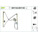 VALEO 851134 Fensterheber VALEO 851134 Fensterheber
