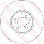 TRW Bremsscheibe DF4187 TRW Bremsscheibe DF4187