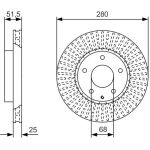 Bosch Bremsscheibe 0 986 479 C36