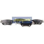 Japanparts Bremsbeläge PP-0016AF Japanparts Bremsbeläge PP-0016AF