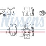 NISSENS Drosselklappenstutzen 955120 NISSENS Drosselklappenstutzen 955120