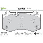 Valeo Bremsbelagsatz 598995 Valeo Bremsbelagsatz 598995