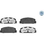MEYLE Bremsbelagsatz Mazda 626 2,5 91-/ Mazda 6 02 025 240 4514/PD MEYLE Bremsbelagsatz Mazda 626 2,5 91-/ Mazda 6 02 025 240 4514/PD