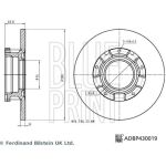 BluePrint BLUE PRINT Bremsscheibe ADBP430019 BluePrint BLUE PRINT Bremsscheibe ADBP430019