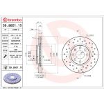 Bremsscheibe VA Xtra 09.8601.1X Bremsscheibe VA Xtra 09.8601.1X
