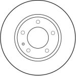 TRW Bremsscheibe DF1565 TRW Bremsscheibe DF1565