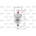 587012 Valeo Kraftstofffilter 587012