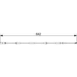 Bosch Bremsbelagverschleißsensor 1987473544 Bosch Bremsbelagverschleißsensor 1987473544
