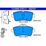 13.0460-2781.2 ATE Bremsbelagsatz Mercedes-Benz Hinterachse W166 2.1-3.0D 11 13.0460-2781.2 13.0460-2781.2 ATE Bremsbelagsatz Mercedes-Benz Hinterachse W166 2.1-3.0D 11 13.0460-2781.2