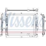 Nissens Wasserkühler PKW 67364 Nissens Wasserkühler PKW 67364