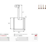 Kohlebürste, Starter BSX204-205 Kohlebürste, Starter BSX204-205